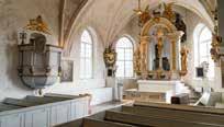 TORTUNA KYRKA Öppen kyrka onsdagar i juli kl 14-16. Sommarcafé. Kort musikandakt kl 15. 59 40 39.4 N 16 43 51.2 Ö Kyrkan byggdes på 1200-talet med sakristia, men utan torn.