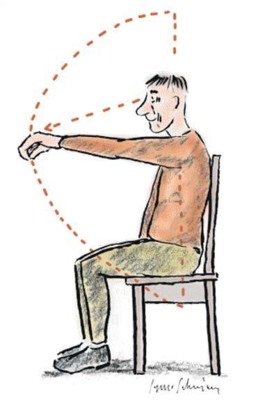 Färdiga gymnastikprogram för individer och grupper Handduksgymnastik 6 övningar handduk eller bälte Lätt (sittande) Kort: 2, 1, 6, 39, 49, 37 Gympadags 8 övningar stol Lätt (sittande och stående)