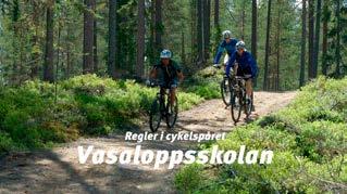 Vasaloppsskolan handlar dels om cykeln och dess utrustning, dels om vett och etikett i cykelspåret.