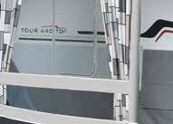 stängs med fönsterfolie och dragkedjor Extra utrustning: Förtälts-Soltak Octavia, djup 240 cm Lättvikts aluminium EasyGrip QuickSystem stativ, rekomenderas ej för