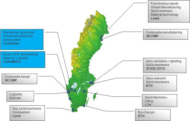 GKN R&D i Sverige > GKN i Sverige satsar ~ 700 MSEK i R&D > Över 60 pågående PhD-projekt