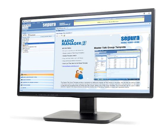 RM2 SEPURA RADIO MANAGER 2 SDP SEPURA DISTANCE PROGRAMMING Sepura Radio Manager är ett skalbart verktyg för programmering av radioterminaler som uppfyller samtliga Sepura-kunders krav, oavsett om