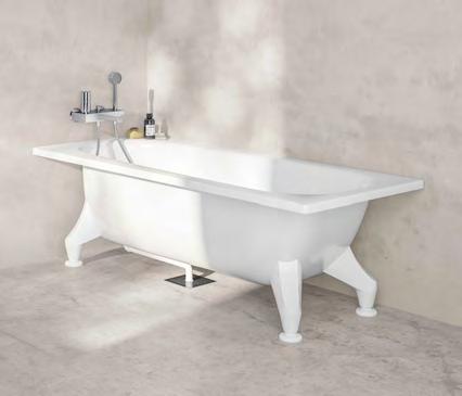 BADKAR Ifö BK-PRO badkar Ifö BK-PRO är ett klassiskt badkar tillverkat i vit emaljerad stålplåt. Badkaret har en generös avställningskant runt om. Bensatser i plast.