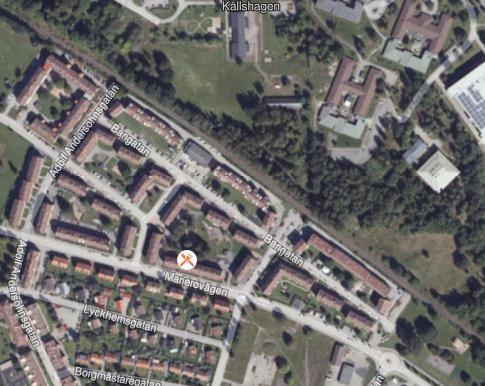 HAGAPARKEN, VÄNERSBORG UTREDNING AVSEEENDE VIBRATIONER FRÅN JÄRNVÄGSTRAFIK Källa: hitta.