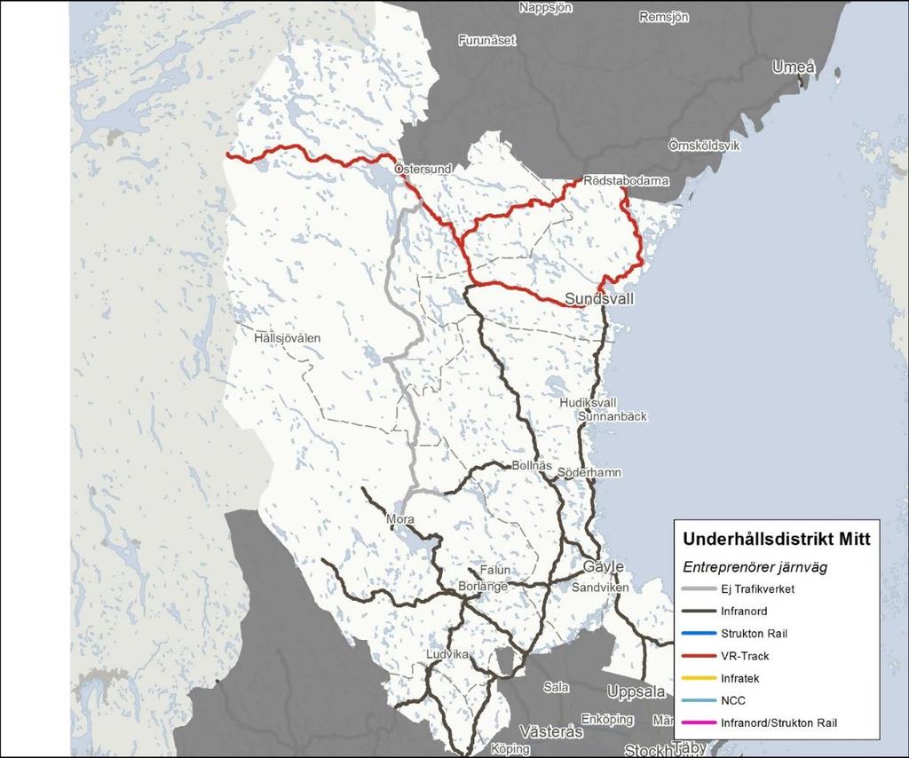 Mitt Väder SMHI har gjort bedömningen att vädret inom Underhållsdistrikt Mitt har varit blötare eller mycket blötare än normalt under vintern 2017-2018.