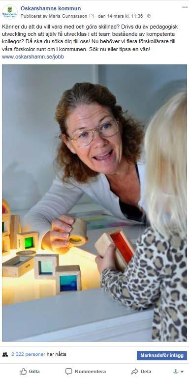 FÖRVALTNINGSBERÄTTELSE kommunens resurser läggs på lokaler.