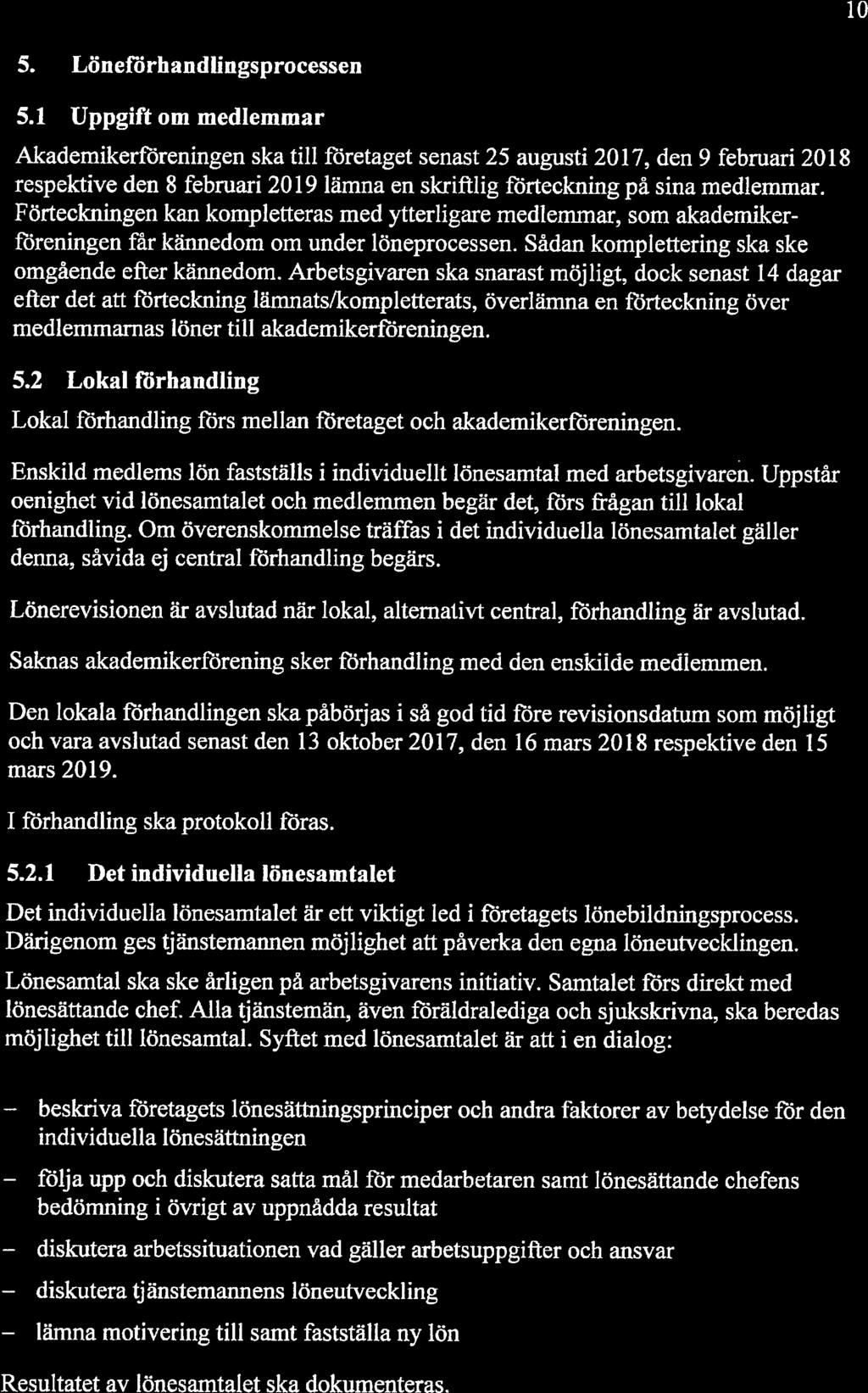 0 5. Löneförhandlngsprocessen 5.