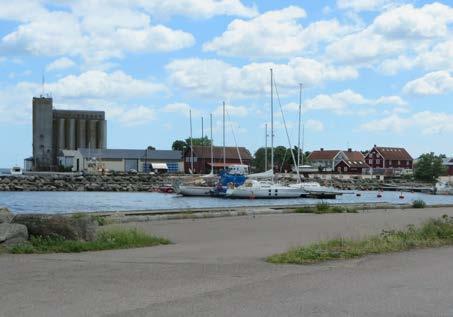 Då: Bergkvara hamn.