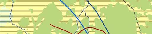 Sju stycken av de dokumenterade lämningarna utgjordes av gropar av olika slag (nr 1, 4 6, 8 och 15 16).