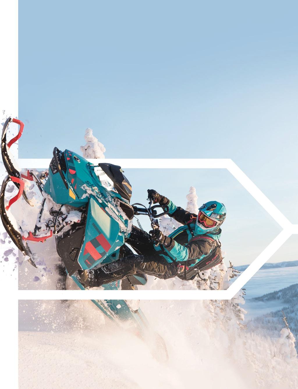 ATT KÖRA EN SKI-DOO ÄR EN UNIK UPPLEVELSE Lukten av bensin, kraften i Rotax -motorn, synen av lössnö under skotern en känsla som är svår att beskriva