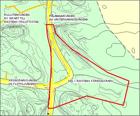 BOTKYRKA KOMMUN PLANBESKRIVNING 3 [11] Areal Planen omfattar ca 12 hektar varav ca 7,6 ha är kvartersmark. Markägoförhållanden Marken ägs av Botkyrka kommun.