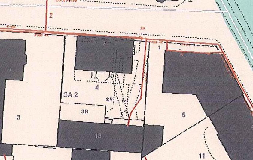 Detaljplan för Gruvan 13 Planbeskrivning 11 Grönytor intill planområdet längs Pråmkanalen Tekniska system Gruvan 13 har en befintlig VSD- anslutning till en gemensamhetsanläggning (Gruvan ga:2) som