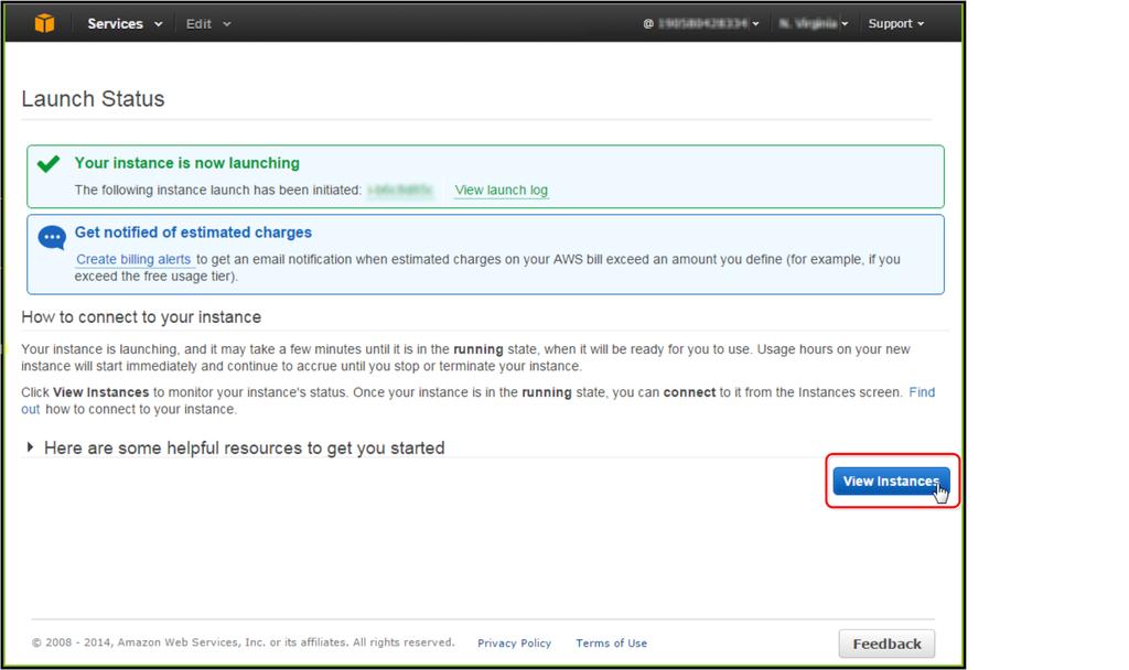 C Installera McAfee epo på en AWS-server Skapa AWS-servern Klicka på Hämta nyckelpar för att kopiera.pem-filen till din lokala dator.