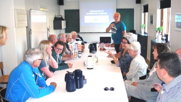 Efter et flot foredrag, var der rundvisning i Arresthuset. En spændende aften, hvor vi startede med en kop kaffe, medens Jan Holmgaard fortalte og viste billeder fra arresthuset.