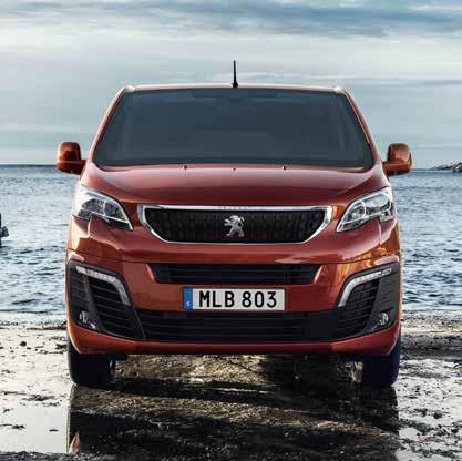 Nya Peugeot Traveller finns att få i tre olika längder och med en maxhöjd på 1,90 m.