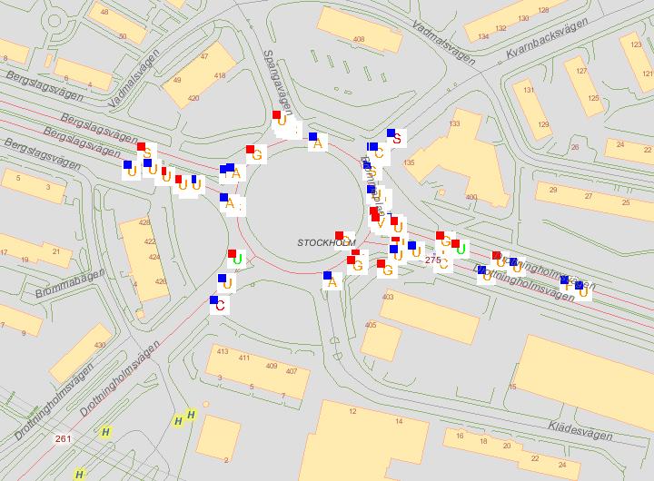 28(54) 6.2.2 Brommaplan Urval STRADA polis- och sjukhusrapporterade benämnda enligt tabell under 4.