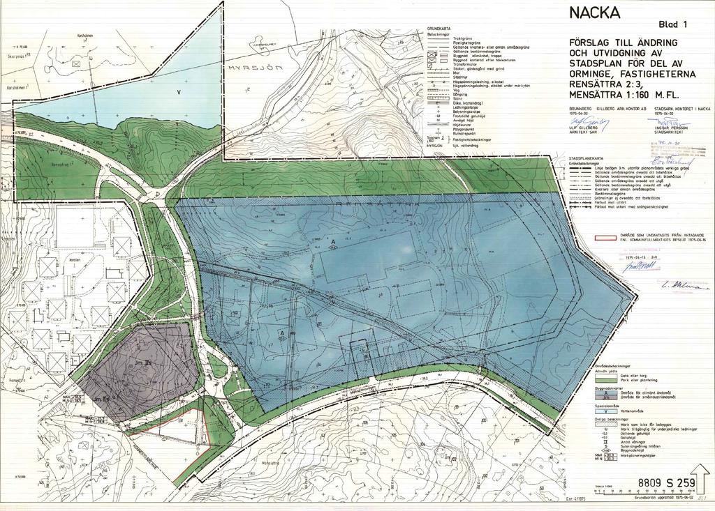 FÖRUTSÄTTNINAR / DETALJPLAN Byggbar yta enligt detaljplan Möjliga utfarter