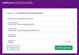 E-post är en obligatorisk uppgift för att vi vid behov ska kunna skicka viktig information