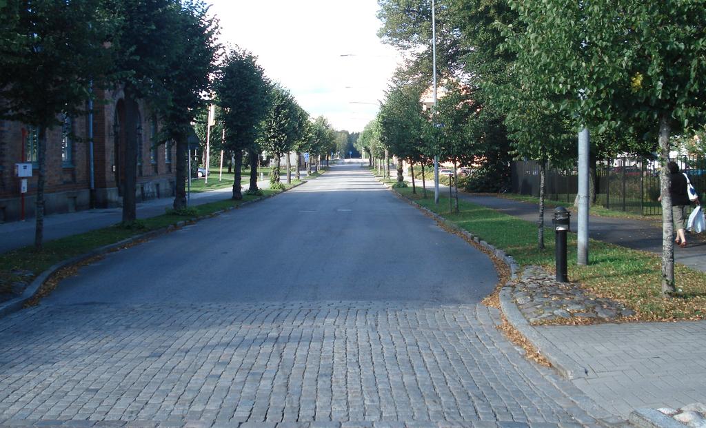 Frirum (F): ett rum för fotgängare, cyklister och lekande barn där bilister i princip inte bör förekomma. Torg, parker och avstängda gator är exempel på frirum.