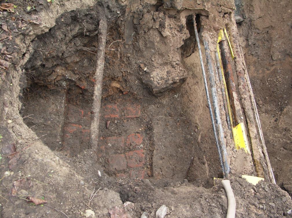 Fig. 4. Murverket, del av.