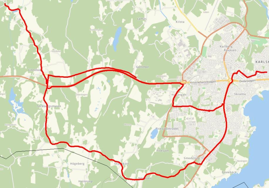 535 och 536 535 0/1 536 0/1 L 535 Linnebäckstorp Linnebäck Karlskoga är en linjelagd skolskjuts. Jämfört med nuvarande linje 501 förlängs linjen till Linnebäckstorp.