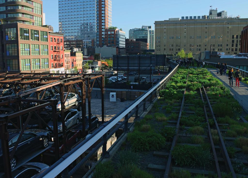 16 kapitel 1 inledning Från infrastruktur till interstruktur: The New York High Line är en park anlagd på stadens gamla högbana.