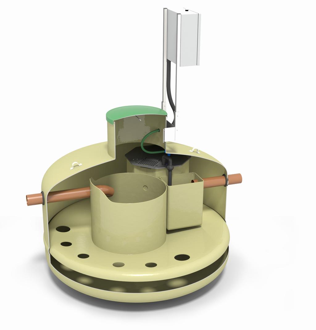 Installationsanvisning BAGA BDT Solo 3.7 Isolering Observera! Beakta och förhindra frysriken i alla delar av anläggningen, såväl tank som ledningsdragningar i mark.