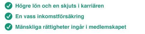 Punktlistor skapas genom att använda knappen för punktlistor i editorn. Den första punktlistan skapar punkter och den andra en numrerad lista.