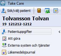4/39 Boka formulär Öppna aktuell patientjournal.
