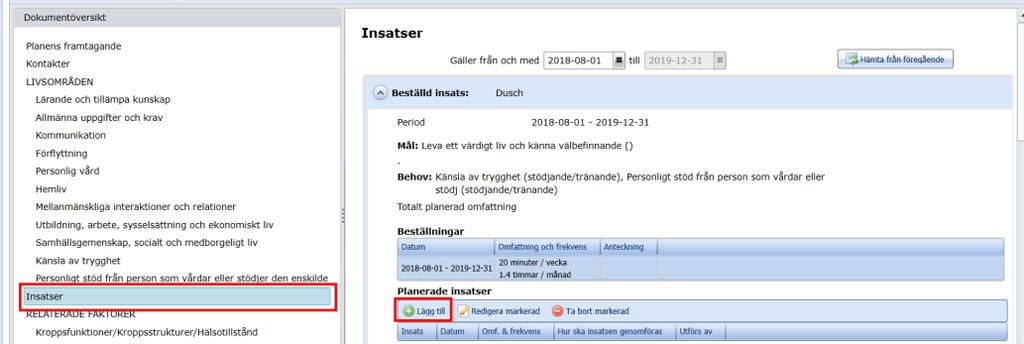 klicka i högra hörnet få upp en sökordsbeskrivning. 6.