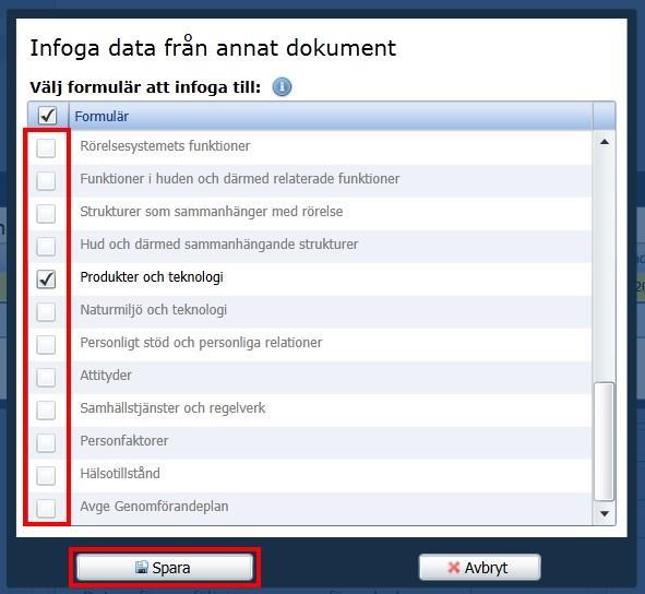 5. Markera den genomförandeplan du önskar kopiera om fler än en presenteras. 6. Klicka på Nästa. 7.