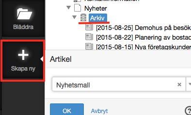 Andra viktiga funktioner och arbetssätt i SiteVision 4 Tips!