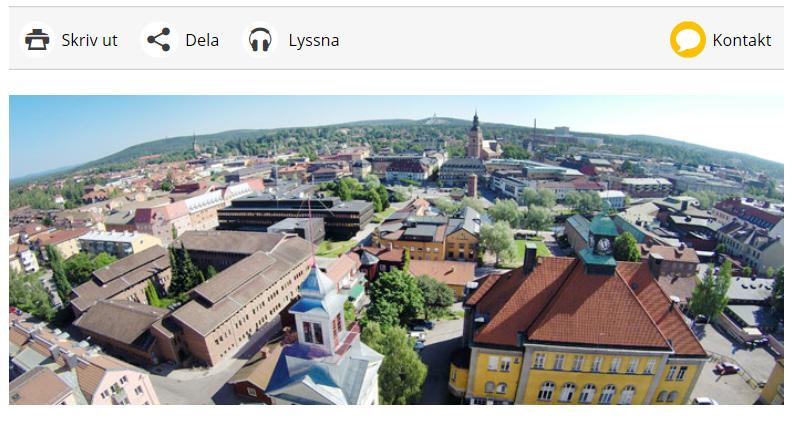 Andra viktiga funktioner och arbetssätt i SiteVision 4 4.4. Kontaktuppgifter Det finns tre olika kontakttyper på www.falun.se. I den här sektionen går vi över dessa.