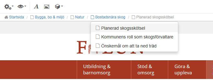 Redigeringsläget 1 Ej publicerad En sida som endast är synlig i offline-läge har statusen ej publicerad. För att kunna se sidan krävs det att man är inloggad i verktyget och inne i redigeringsläget.