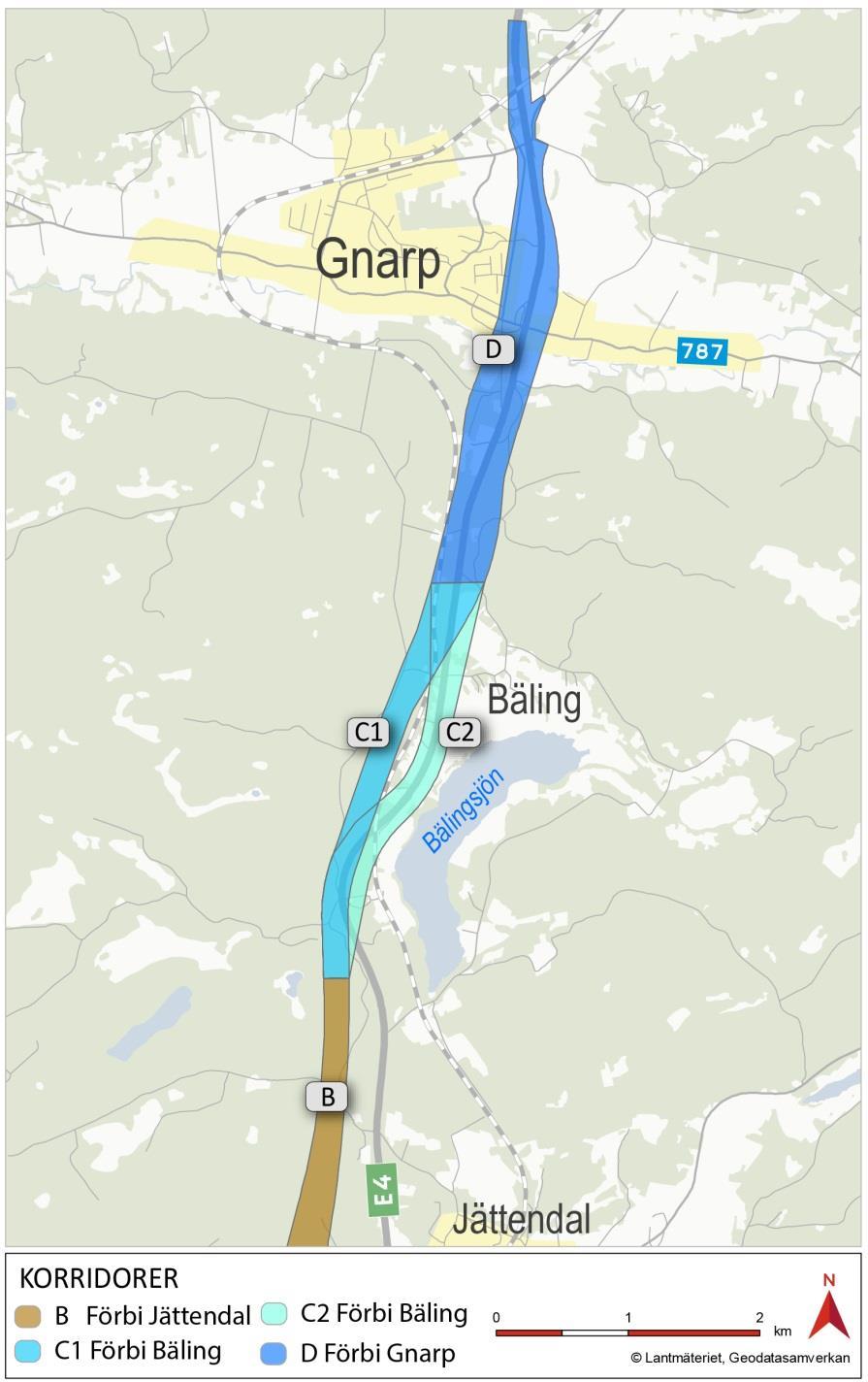 Bortvald korridor C2 Ostkustbanan Intrång i odlingslandskapet Hög