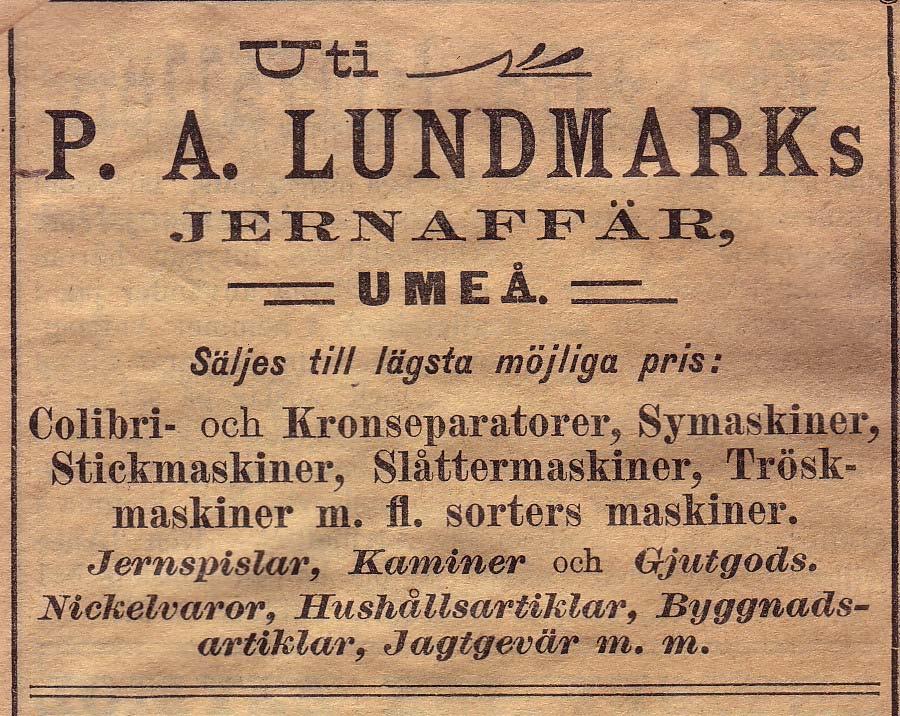 8 Ny Jernvaruaffär!