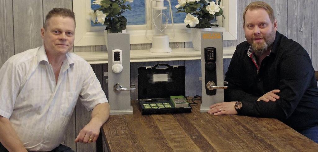 FÖRETAGET BANDIT SVERIGE AB "Vi har nya produktidéer men I NYA LOKALER. Göran och Peder i det hemtrevliga kontoret i Jordbro.