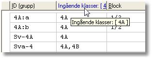 Grunder - Tabeller Filtret sparas även efter att tabellen har stängts. Klicka på Söktecken Tecken *?, eller & ""!villk or <tal >tal Exempel Filter AB* *AB*!*AB * "" A?,B?