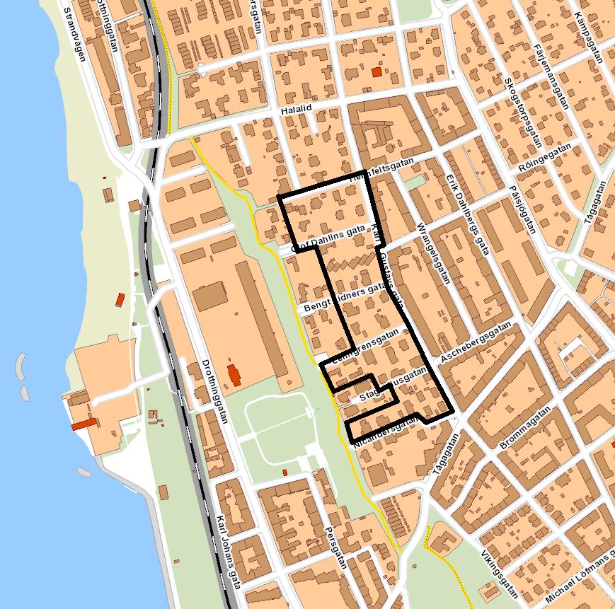 Dnr: 813/2016 22 juni 2017 Ändring av stadsplan (1283K-6204) för Kvarteren Laxen m fl Helsingborgs stad Planområdets läge Planbeskrivning Upprättad den 22 juni 2017 BEGRÄNSAT