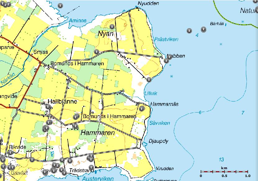 undersöka ploglagret inom detta område genom sållning. Mätpunkter mättes in med GPS och höjder mättes med avvägningsinstrument från strandkanten som 0 punkt.