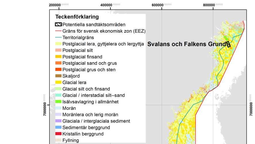 Intresseområden ur ett geologiskt, sedimentdynamiskt och naturvärdesbevarande