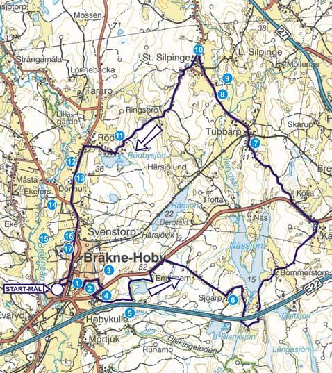SILPINGETRAMPEN ca km (Asfalt, bra grusväg) Toalett/dass Möjlighet till förtäring/dryck Välj själv vilka besöksstationer du vill besöka! Håll koll efter hjärtat som hänger vid varje besöksstation!