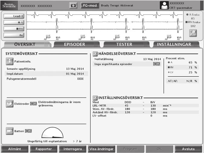Använda programmeraren Modindikator för programmeraren 1-3 Figur 1 1.