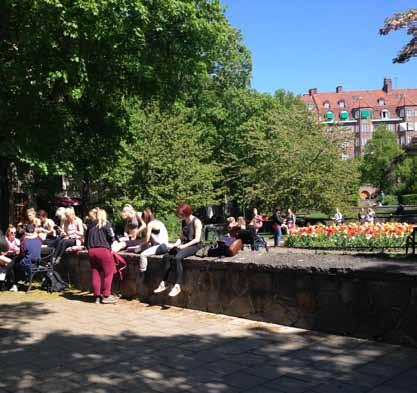 I parkplanen finns däremot beskrivet att andra tillgänglighetsproblem är enklare att åtgärda, till exempel kontrastmarkering och räckeskomplettering i trappor, komplettering med armstöd av befintliga