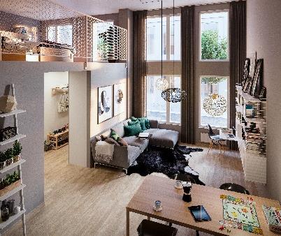 Projektet kommer att få en spännande gestaltning där arkitekturen kommer att variera med olika hushöjder och skiftande fasadmaterial av tegel och puts.