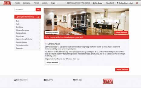 DEFA på nätet Hemsida - www.defa.com Produkt och teknisk information som ljusfiler, måttskisser, bilder mm hittar du på vår hemsida. DEFA Lighting webshop - https://shopse.defa.com Som utvecklare och tillverkare av belysningsprodukter har DEFA nu en egen webshop för elinstallatörer.