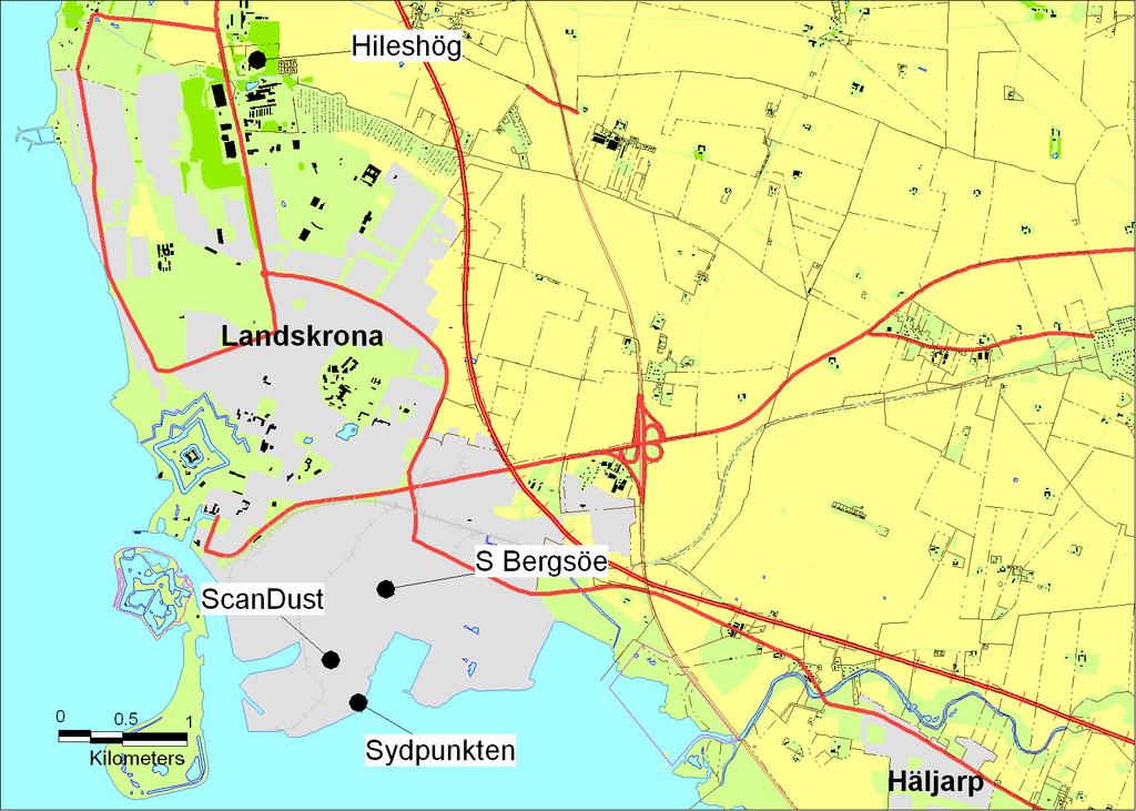 Syfte Föreliggande rapport syftar till att bevaka miljötillståndet i Landskrona med avseende på metallföroreningar samt att kontrollera resultaten av miljöförbättringar inom industrin och kommunala