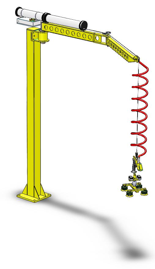 DITT YOUR KOMPLETTA COMPLETE LYFTSYSTEM LIFTING SYSTEM Bal-Trol - Den lätta smidiga lyftcylindern drivs av endast tryckluft.