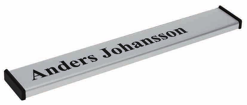 ALUMINIUMPROFILSYSTEM PLANA Inomhusskyltsystem i aluminium som