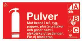 Därför är det viktigt att alla utrymningsvägar och korridorer är markerade med rätt skyltar.
